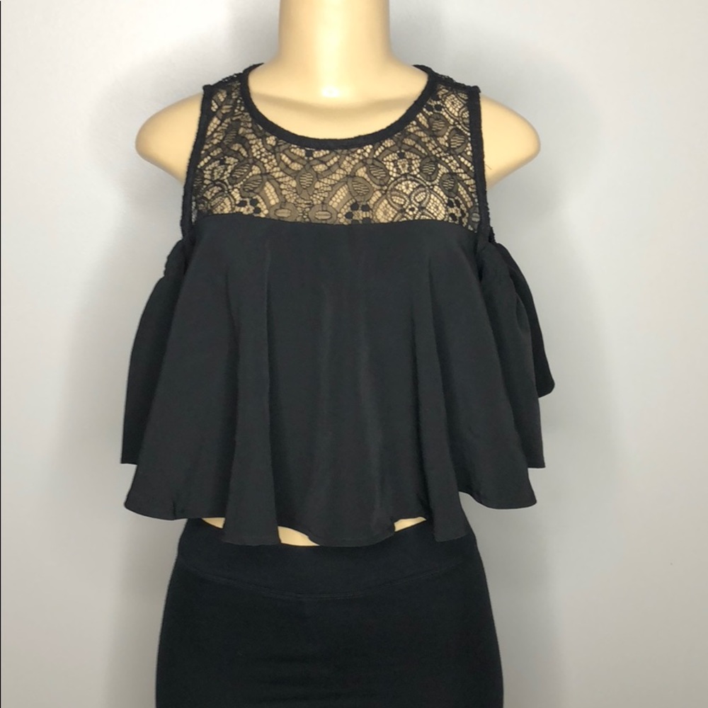 Reserve Fairfax Cold Shoulder crop top